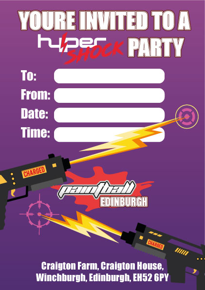 Edinburgh hyper shock Invite